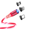 A04M01 Mobile Phone Accesories Visible Luminous Magnetic Charging Cable 